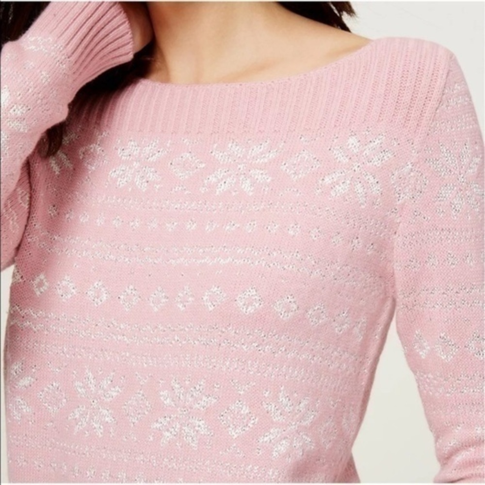 NWOT Loft Blush Sweater - Picture 1 of 4
